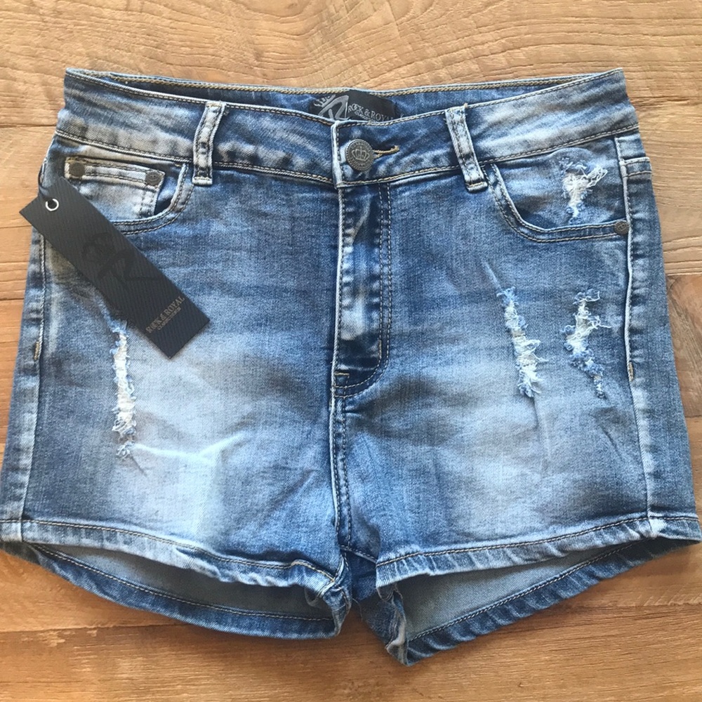 Denim shorts